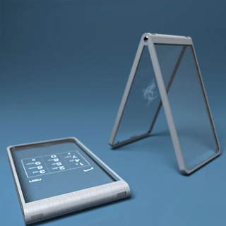 Illustration for article titled Cellphone Concept Has a Sweet Looking Glass